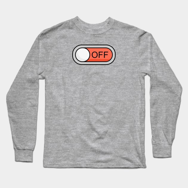 Off Toggle Button Long Sleeve T-Shirt by THP Creative